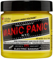 Manic Panic Vopsea de păr semi-permanentă, Manic Panic, Electric Banana, galben vibrant, 118 ml