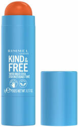 Happy Hands Stick colorat, Rimmel London, Kind & amp; Free, Tangerine Dream, 5 g