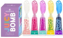 essence Set luciu de buze, Essence, Juicy Bomb, vegan, fără acetonă