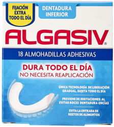 Algasiv Plăcuțe adezive proteză dentară, Algasiv, 18 bucăți