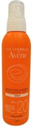 Eau Thermale Avène Spray de protecție solară, Avène, SPF 20, 200 ml
