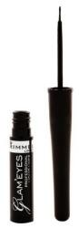 Happy Hands Eyeliner lichid, Rimmel London, Glam' eyes, negru, 3, 5 ml