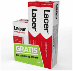 Lacer Pastă de dinți, Lacer, Complete Action, 2 x 125 ml, 3 bucăți