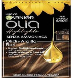 Garnier Vopsea de păr, Garnier Olia, castaniu deschis, fără amoniac