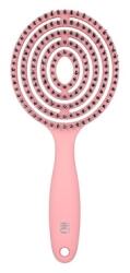 Tb Tools For Beauty Perie rotundă, T4B, Lollipop Candy Pink, antistatică, vegană