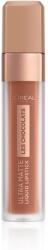 L'Oréal Ruj lichid, L' Oreal Paris, Les Chocolats Ultra Matte, 862 Volupto Choco, 7, 6 ml