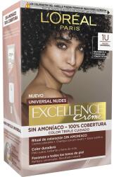 L'Oréal Vopsea de păr, L' Oreal, Excellence Nudes 1U, negru intens