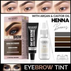Verona Products Professional Vopsea sprâncene și gene, Verona, kit complet, maro-negru