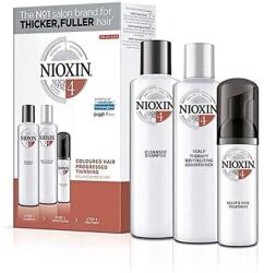 Nioxin Kit îngrijire păr, Nioxin, System 4, șampon, balsam, tratament
