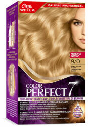 Glitterie Vopsea permanentă, Wella, Color Perfect 9/0 Blond Strălucitor, 60 ml