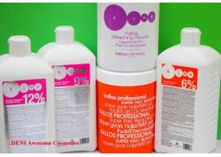 Kallos Kjmn Kit decolorare păr Kallos Kjmn, pudră albastră, cremă dezvoltatoare