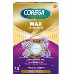 Corega Tablete Curățare Proteze, Corega Power Max 4 în 1, 30 bucăți
