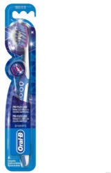 Intimichic Periuță de dinți Oral-B 3D White Pro-Flex Luxe Medium, plastic, alb/albastru
