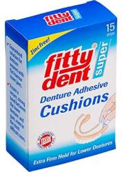 fittydent Benzi adezive proteze dentare, Fittydent, zinc-free, 15 bucăți