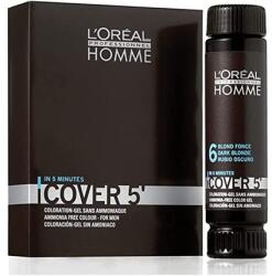 L'Oréal Vopsea semi-permanentă L' Oréal Professionnel Homme Cover 5 Nº 4, 3 x 50 ml