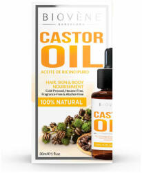 Biovene Ulei de ricin, Biovène, 30 ml, pentru păr și piele