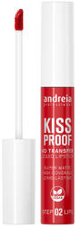 Andreia Professional Ruj lichid, Andreia Kiss Proof, Red Nº 2, 8 ml