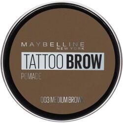 Maybelline New York Pomadă sprâncene, Maybelline, Tattoo Brow, Medium Brown