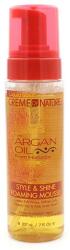Creme Of Nature Spumă fixativă, Creme of Nature, 207 ml, ulei de argan