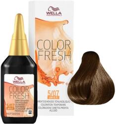 Wella Vopsea păr semi-permanentă, Wella, Colour Fresh 5/07, Șaten Deschis Natural, 75ml