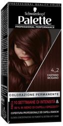 Schwarzkopf Vopsea de păr, Schwarzkopf, Professional Performance 4.2 Castaniu Mahon, set 6 bucăți