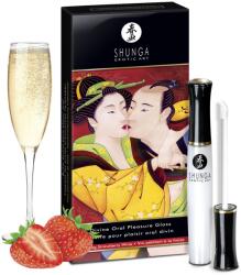 SHUNGA Luciu de buze, Shunga, Divine Strawberry, căpșuni și șampanie, 10, 5 ml