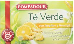 Pompadour Ceai Verde cu Ghimbir și Portocală, Pompadour, 20 plicuri