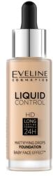 Eveline Cosmetics Fond de ten lichid, Eveline, Liquid Control HD, 011 Natural, 32 ml