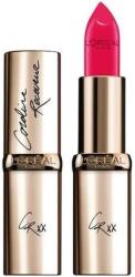 L'Oréal Ruj, L' Oreal, Color Riche Caroline Receveur 01 Raspberry, roșu vibrant