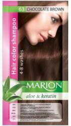 Marions Șampon colorant, Marion, 63 Ciocolatiu, aloe și keratină