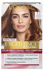 L'Oréal Vopsea de păr, L' Oréal Paris, Excellence Creme 7.7 Caramelo Helado, 192 ml