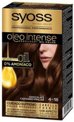 Syoss Vopsea Permanentă, Syoss Olio Intense, fără Amoniac, 4.18 Ciocolată