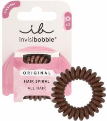 Invisibobble Set elastice păr, Invisibobble Original, Pretzel Brown, 3 bucăți