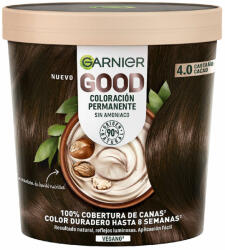 Garnier Vopsea permanentă păr, Garnier, Good Cocoa Brown Nº 4.0, maro