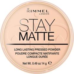 Rimmel Pudră compactă, Rimmel London, Stay Matte, Warm Beige, 14 g