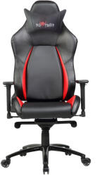 RED FIGHTER C1, Műbőr + PVC, 135 cm, Max. 150 kg, Állítható háttámla, Fekete-Piros, Gamer szék (MGRDH01KG000)