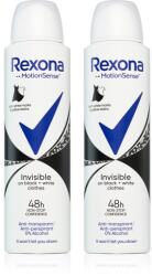 Rexona Invisible Black and White spray dezodor a fehér és sárga foltok ellen