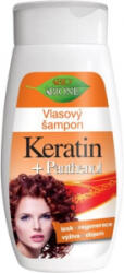 Bione Cosmetics Bio Keratin és Pantenol Regeneráló tápláló sampon 260 ml sampon - hagyományos sampon