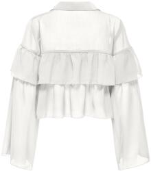 ONLY Csak női blúz, 15360661, Poliészter, XS INTL, Fehér (0000305594358_XS)