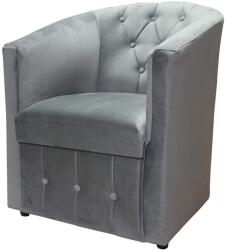 Nefmob design Nefmob vendégfotel, méretei 60x60x80, szürke színű