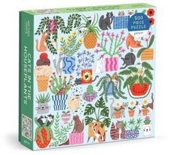 Galison 500 db-os puzzle - Cats in the Houseplants (84538) (84538)