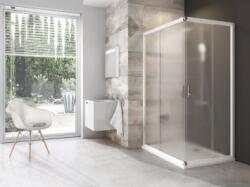 RAVAK Blix BLRV2K+BLRV2K zuhanykabin fehér, grape 90x120 (1XV70100ZG+1XVG0100ZG)