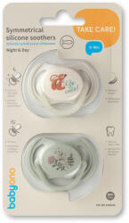  BabyOno játszócumi szimmetrikus szilikon dupla So Cute 6-18 hó 1669/02 - babycenter-online