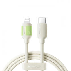 JOYROOM Cablu Date si Incarcare USB-C - Lightning Joyroom S-A53, 30W, 2m, Bej - gsmnet