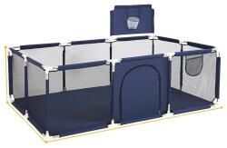  Babajáróka, tartós anyag, nagy játszótér 74" x42" x25" , kék téglalap