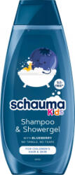 Schwarzkopf KIDS Blueberry sampon és tusfürdő, 400 ml