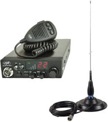 PNI ESCORT HP 8024 ASQ + PNI ML145 CB mágneses antenna
