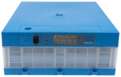 Tojáskeltető, Automata tojásforgató, Hőmérséklet-szabályozás, Kék, 48x48x21cm