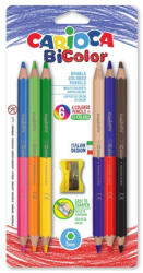 CARIOCA Creioane Bi-color 6/set (SKR091)