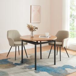 PremiumXL en. casa Étkezőasztal Hemnes 4 személyes 100 cm tölgyfa-hatású